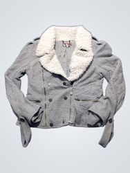 Juicy Couture Quilted Jacket with Fur Collar