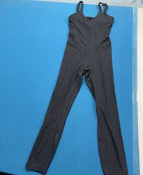 Lululemon Black Ribbed Bodysuit