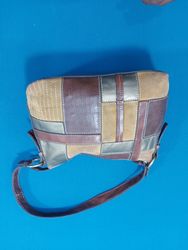 Patchwork Leather Shoulder Bag