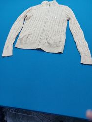 Ralph Lauren Sport Cable Knit Zip Up Sweater
