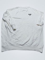 True Religion White Crewneck Sweatshirt