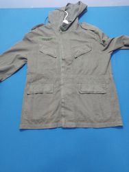 Stussy Olive Green Military Style Jacket