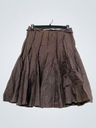 Gonnaio plissettato Clara Villi Brown taglia 38