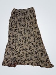 Jupe midi à imprimé floral