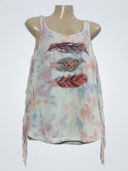Hollister Tie-Dye Feather Tank Top