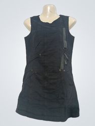 Vestido curto sem mangas Cache Cache preto