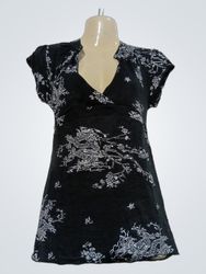 Top de Estampa Dragão Preto
