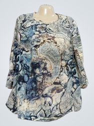 SOUPLADIES Damen Langarmshirt mit Druck