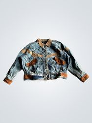 Winlit Denim Jacket with Suede Accents