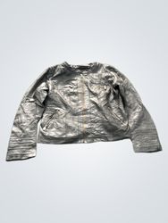 LOCK&LOVE Women's Faux Leather Jacket