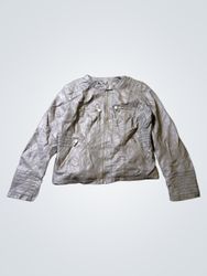 LOCK & LOVE Women's Faux Leather Jacket