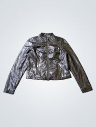 Black Faux Leather Jacket