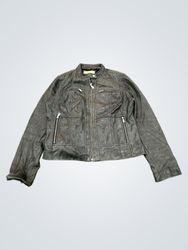 Michael Kors Leather Biker Jacket