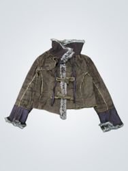 MAYA Brown Faux Fur Lined Jacket