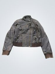 Pimkie Leather Bomber Jacket