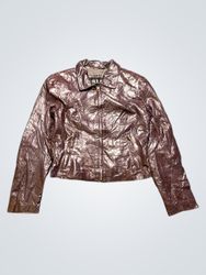 MULTI Cropped Leather Jacket