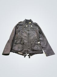 Tough Jeansmith schwarze Lederjacke