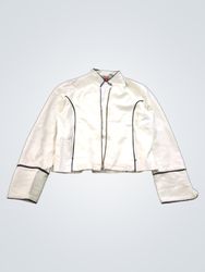 RAINE COLLECTION White Leather Jacket