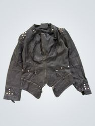 COOPER OUTWEAR Studded Faux Leather Jacket