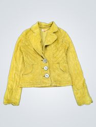 TULLE Yellow Corduroy Jacket