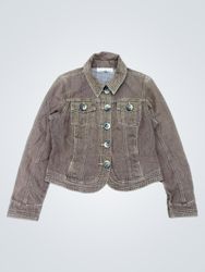 A.M.I. Women's Brown Denim Jacket