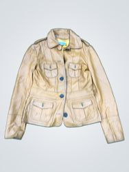 BEST CONNECTIONS Women's Tan Leather Jacket