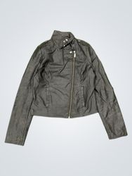 Arizona Jean Co. Black Faux Leather Moto Jacket