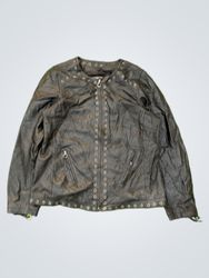 Bradley Bayou Black Genuine Leather Studded Jacket