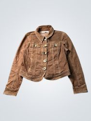 A.M.I. Chaqueta de denim marrón