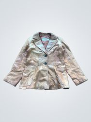 Casual Corner Leather Blazer
