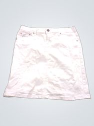 Earl Jean Weißer Denim-Rock