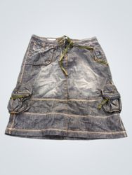 Gonna Jeans Gonna Cargo in Denim