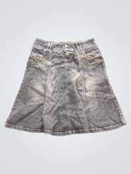 Rewind Denim Midi Skirt