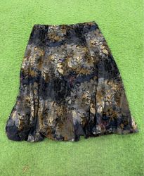 Floral Print Maxi Skirt