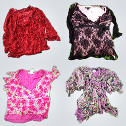 Blusa com Babados Y2k