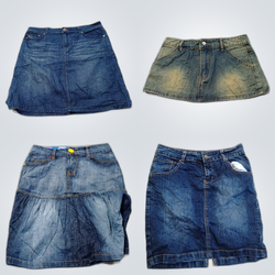 Denim and Mini Skirts