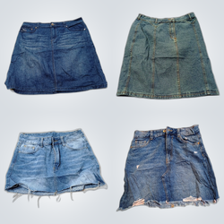 Denim and Black Skirts