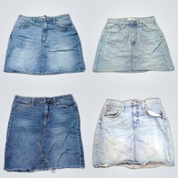 Denim Mini Skirts