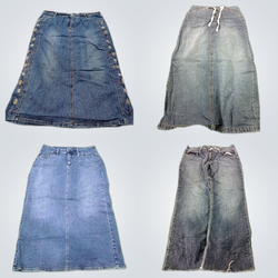 Conjunto de saias de denim