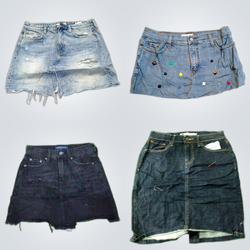 levi's denim mini skirt