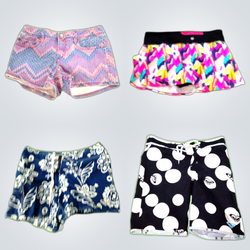 Bedruckte Shorts-Pakete