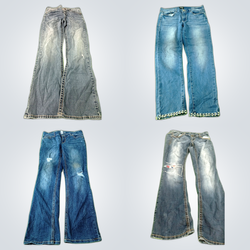 Bundle di jeans in denim