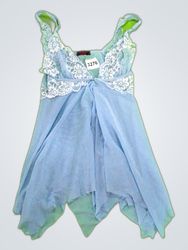 Blue Lace Camisole