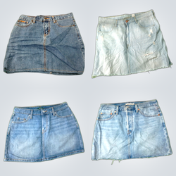 levi's denim mini skirt