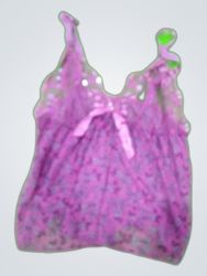 Pink Floral Lace Camisole