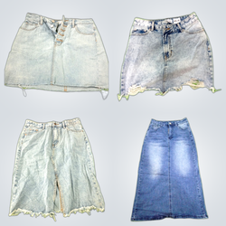Ensembles de jupes en denim