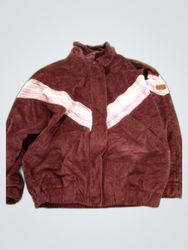 Vintage Striped Velour Jacket
