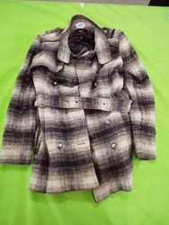 Plaid Pea Coat
