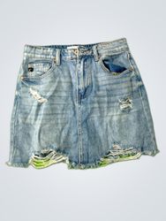 levi's denim mini skirt