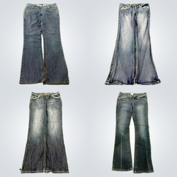 Flared Denim Jeans Unknowns
